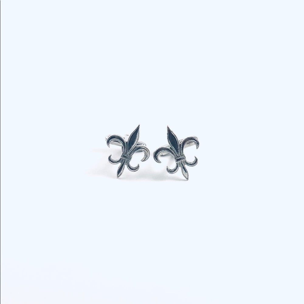 Fleur De Lis Cuff Links